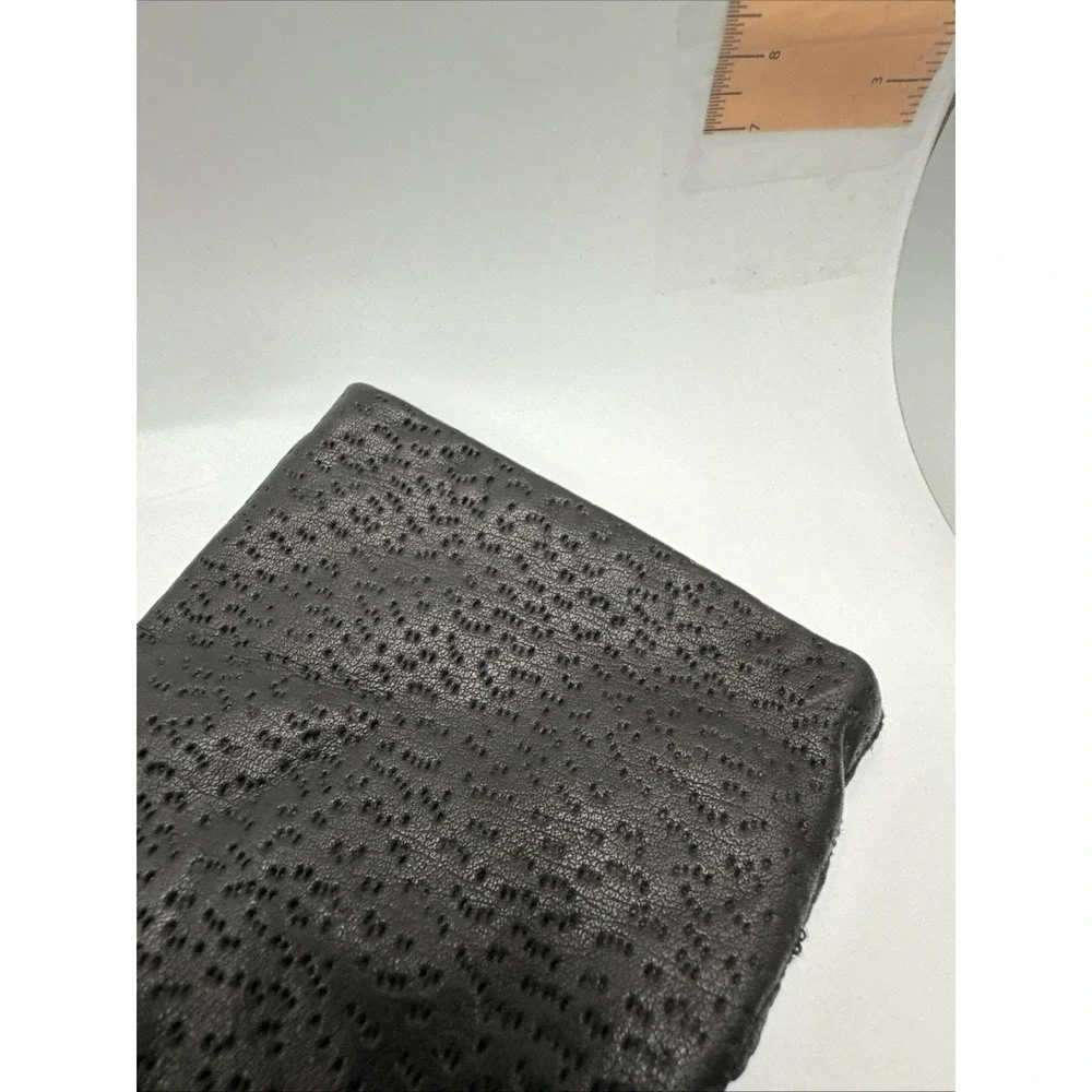 Vintage Genuine Leather Woman's Black Gloves‎ - M